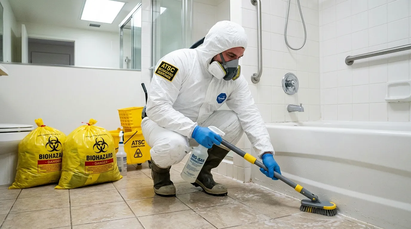 Decontamination equipment deployed for Blood Cleanup in Encanto